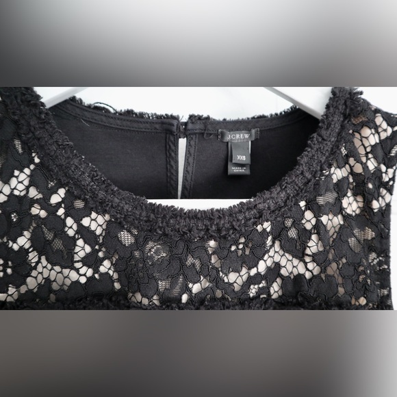 J. Crew lace stripe sleeveless blouse - Picture 2 of 4